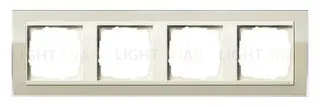 Рамка четверная Gira Event Clear песочный-кремовый глянец 0214771 0214771