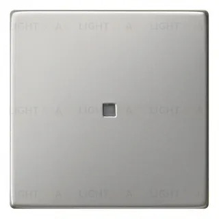 Выключатель одноклавишный универс. с подсветкой Gira (вкл/выкл с 2-х мест) 10А/250В, сталь 010600+099600+0290600 010600 + 099600 + 0290600
