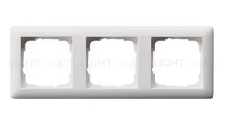 Рамка тройная Gira Standart 55 белый матовый 021304 021304