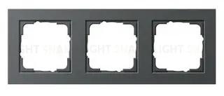 Рамка тройная Gira E2 антрацит 021323 021323