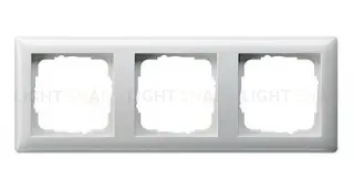 Рамка тройная Gira Standart 55 белый глянцевый 021303 021303