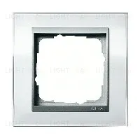 Рамка одинарная Gira Event Clear белый-алюминий 0211726 0211726