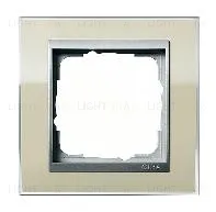 Рамка одинарная Gira Event Clear песочный-алюминий 0211776 0211776