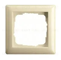 Рамка одинарная Gira Standart 55 кремовый глянцевый 021101 021101