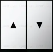 Выключатель управления жалюзи кнопочный Gira, 10А/250В 015800+0294605 015800 + 0294605