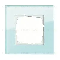 Рамка одинарная Gira Esprit салатовое стекло 021118 021118