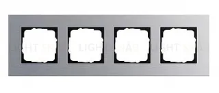 Рамка четверная Gira Esprit алюминий 021417 021417