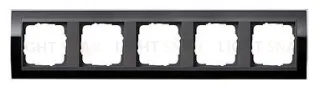Рамка пятерная Gira Event Clear черный-антрацит 0215738 0215738