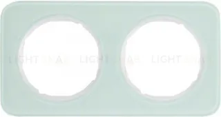 Рамка 2 местная Berker R.1 стекло полярная белизна 10122109 10122109