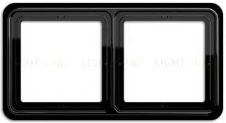 Рамка двойная Jung CD 500 черный CD582SW CD582SW