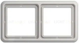 Рамка двойная Jung CD 500 светло серый CD582LG CD582LG