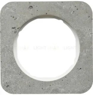 Рамка одинарная Berker R.1 , бетон белая вкладка 10112379 10112379