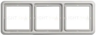 Рамка тройная Jung CD 500 светло серый CD583LG CD583LG