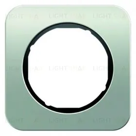 Рамка 1 местная Berker R1 алюминий, черный 10112184 10112184