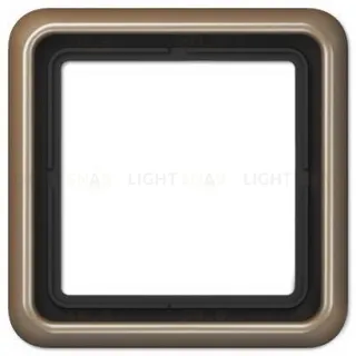 Рамка одинарная Jung CD 500 светлая бронза CD581GB CD581GB