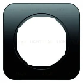 Рамка 1 местная Berker R.1 черная 10112145 10112145