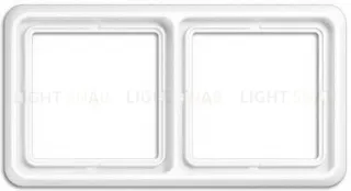 Рамка двойная Jung CD 500 белый CD582WW CD582WW