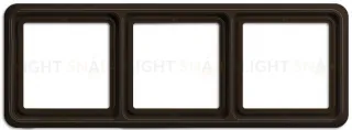 Рамка тройная Jung CD 500 коричневый CD583BR CD583BR