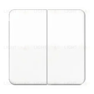 Выключатель двухклавишный Jung CD 500, 10А/250В 505u+CD595WW 505u + CD595WW