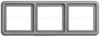 Рамка тройная Jung CD 500 серый CD583GR CD583GR