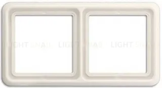 Рамка двойная Jung CD 500 слоновая кость CD582W CD582W