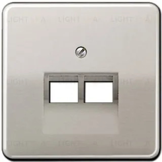 Розетка телефонная двойная Jung RJ11 EPUAE8-8UPO+CD569-2UAPT EPUAE8-8UPO + CD569-2UAPT