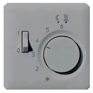 Терморегулятор Jung CD 500 с выносным датчиком для электрического теплого пола, 10A/230B CD1749BFGR+FTR231 CD1749BFGR + FTR231