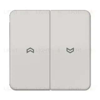 Выключатель управления жалюзи кнопочный Jung, 10А/250В 539VU+CD595PLG 539VU + CD595PLG