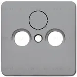 Телевизионная розетка проходная Jung TV-SAT-FM S4110+CD561SATGR S4110 + CD561SATGR