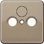 Телевизионная розетка проходная Jung TV-SAT-FM S4110+CD561SATGB S4110 + CD561SATGB