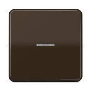 Выключатель одноклавишный с подсветкой универсальный Jung CD 500 (вкл/выкл с 2-х мест), 10А/250В 506u+90+CD590KO5BR 506u + 90 + CD590KO5BR