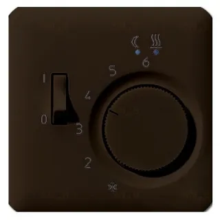 Терморегулятор Jung CD 500 с выносным датчиком для электрического теплого пола, 10A/230B CD1749BFBR+FTR231 CD1749BFBR + FTR231