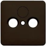 Телевизионная розетка проходная Jung TV-SAT-FM S4110+CD561SATBR S4110 + CD561SATBR