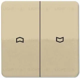 Выключатель управления жалюзи кнопочный Jung, 10А/250В 539VU+CD595PGB 539VU + CD595PGB