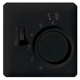 Терморегулятор Jung CD 500 с выносным датчиком для электрического теплого пола, 10A/230B CD1749BFSW+FTR231 CD1749BFSW + FTR231