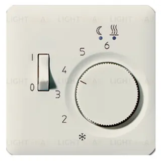 Терморегулятор Jung CD 500 с выносным датчиком для электрического теплого пола, 10A/230B CD1749BF+FTR231 CD1749BF + FTR231