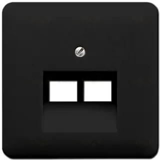 Розетка компьютерная двойная Jung RJ45 6-й кат. epuae8-8upok6+CD569-2UASW epuae8-8upok6 + CD569-2UASW