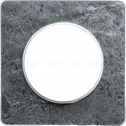 Рамка 1 пост Schneider Odace Морской камень, вставка белая S52P802U S52P802U