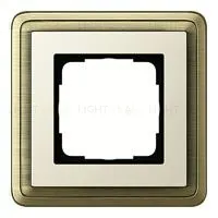 Рамка одинарная Gira Classix бронза-кремовый 0211623 0211623