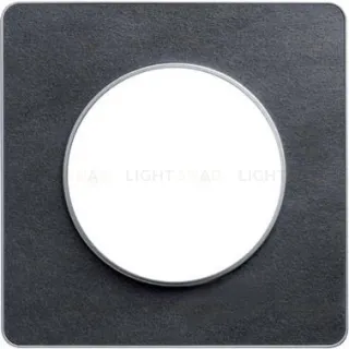 Рамка 1 пост Schneider Odace Сланец, вставка алюминий S53P802V S53P802V