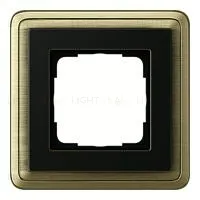 Рамка одинарная Gira Classix бронза-черный 0211622 0211622