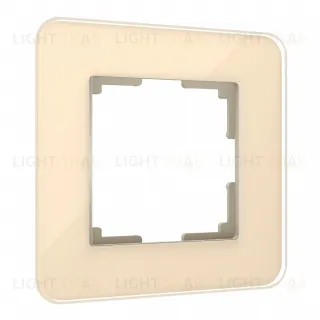 Рамка одинарная Werkel Elite айвори стекло a057882 a057882