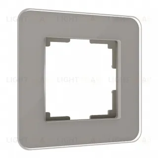 Рамка одинарная Werkel Elite дымчатый стекло a057874 a057874