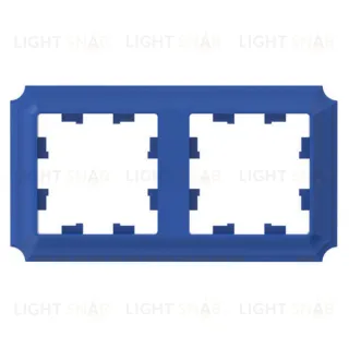 Рамка двойная Schneider Electric Atlasdesign Antique, аквамарин ATN101102 ATN101102