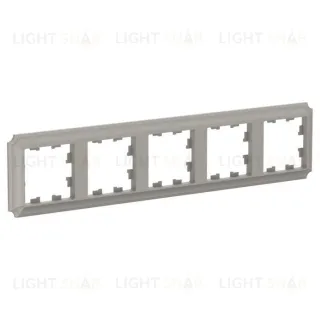 Рамка пятерная Schneider Electric Atlasdesign Antique, шампань ATN100505 ATN100505
