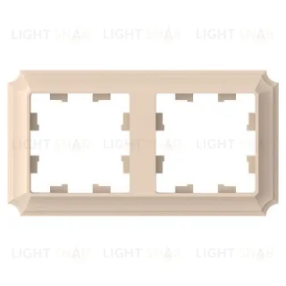 Рамка двойная Schneider Electric Atlasdesign Antique, песочный ATN101202 ATN101202