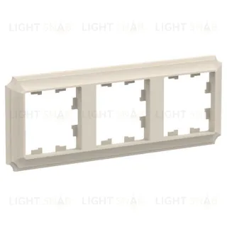 Рамка тройная Schneider Electric Atlasdesign Antique, бежевый ATN100203 ATN100203
