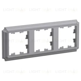 Рамка тройная Schneider Electric Atlasdesign Antique, сталь ATN100903 ATN100903