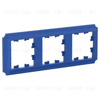 Рамка тройная Schneider Electric Atlasdesign Antique, аквамарин ATN101103 ATN101103