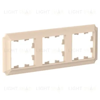 Рамка тройная Schneider Electric Atlasdesign Antique, песочный ATN101203 ATN101203